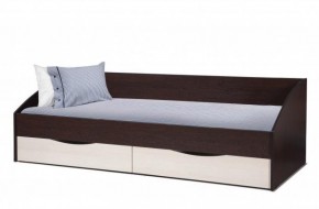 Кровать одинарная "Фея - 3" симметричная New (2000Х900) венге/вудлайн кремовый в Камышлове - kamyshlov.mebel-74.com | фото