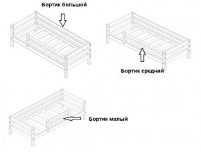 Кровать одноярусная Сонечка (800*1900) модульная в Камышлове - kamyshlov.mebel-74.com | фото