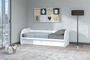 Кровать Сказка с ПМ 900 (Белый текстурный) в Камышлове - kamyshlov.mebel-74.com | фото