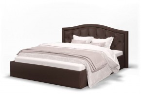 Кровать Стелла 1400*2000 + ПМ (Лесмо brown) коричневый в Камышлове - kamyshlov.mebel-74.com | фото