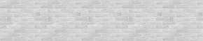 Кухонный фартук 610х3000х1,5 (композит) КМ Кирпич серый в Камышлове - kamyshlov.mebel-74.com | фото