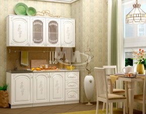 ЛИЗА-2 Кухонный гарнитур 1,7 Белый глянец холодный в Камышлове - kamyshlov.mebel-74.com | фото