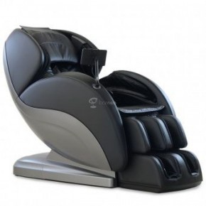 Массажное кресло PS6500 черно-серебряное в Камышлове - kamyshlov.mebel-74.com | фото