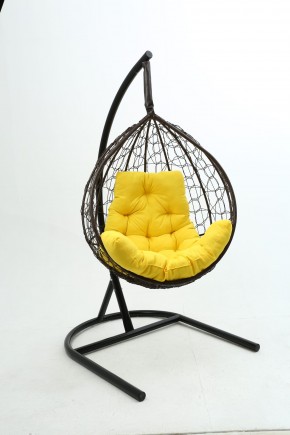 Подвесное кресло Бароло (коричневый/желтый) в Камышлове - kamyshlov.mebel-74.com | фото