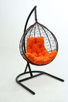 Подвесное кресло Бароло (коричневый/оранжевый) в Камышлове - kamyshlov.mebel-74.com | фото