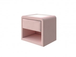 PROxSON Тумба Cube (Ткань: Велюр Ultra Розовый мусс) 52x41 в Камышлове - kamyshlov.mebel-74.com | фото