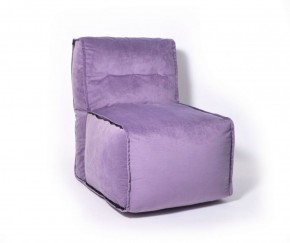 Прямое модульное бескаркасное кресло Комфорт (Фиолет велюр) в Камышлове - kamyshlov.mebel-74.com | фото