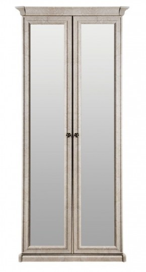 Шкаф 2-х створчатый с Зеркалом Афина (крем корень) в Камышлове - kamyshlov.mebel-74.com | фото