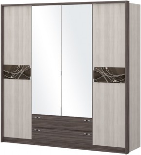 Шкаф 4-х дверный с зеркалом Шк69.2 МС Николь в Камышлове - kamyshlov.mebel-74.com | фото