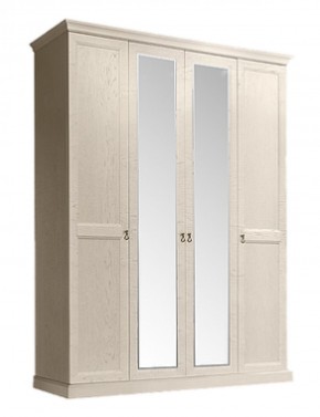 Шкаф 4-х дверный (2 зеркала) для платья и белья Венеция дуб седан (ВНШ1/4) в Камышлове - kamyshlov.mebel-74.com | фото