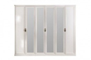 Шкаф 6-ти ств (2+2+2) с зеркалами Натали (комплект) в Камышлове - kamyshlov.mebel-74.com | фото