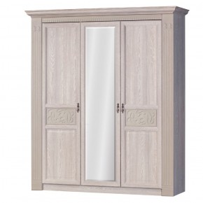 Шкаф для одежды 3-х дверный №180 "Лючия" Дуб оксфорд серый в Камышлове - kamyshlov.mebel-74.com | фото
