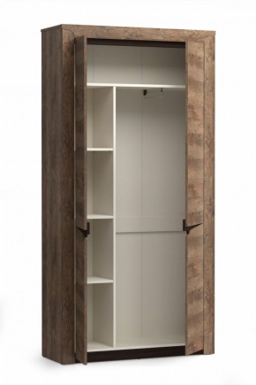 Шкаф для одежды 33.18 "Лючия" (бетон пайн белый / венге / белый) в Камышлове - kamyshlov.mebel-74.com | фото