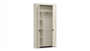 Шкаф для одежды 33.18 "Лючия" (бетон пайн белый / венге / белый) в Камышлове - kamyshlov.mebel-74.com | фото