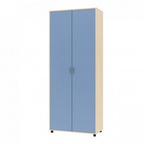 Шкаф для одежды Дельта-2 Дуб молочный/Голубой в Камышлове - kamyshlov.mebel-74.com | фото