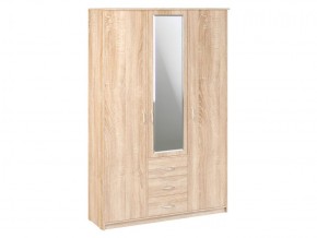 Шкаф комбинированный Дуэт Люкс с зеркалом в Камышлове - kamyshlov.mebel-74.com | фото
