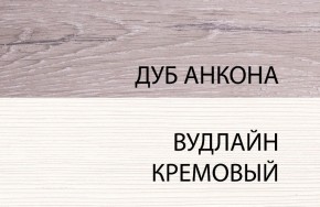 Шкаф угловой 2D, OLIVIA, цвет вудлайн крем/дуб анкона в Камышлове - kamyshlov.mebel-74.com | фото