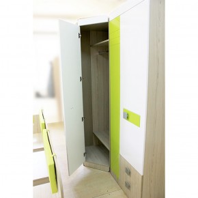 Шкаф угловой 700 Стиль № 3 (туя светлая/лайм) в Камышлове - kamyshlov.mebel-74.com | фото