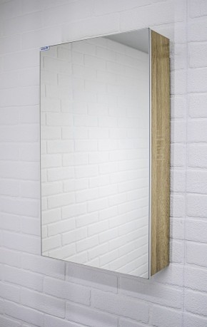 Шкаф-зеркало Мечта 40 Дуб сонома АЙСБЕРГ (DM2317HZ) в Камышлове - kamyshlov.mebel-74.com | фото