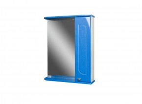 Шкаф-зеркало Радуга Синий металлик 50 ПРАВЫЙ АЙСБЕРГ (DA1128HZR) в Камышлове - kamyshlov.mebel-74.com | фото