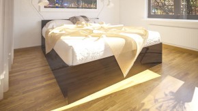 Стандарт Кровать 1600, цвет венге, ШхГхВ 163,5х203,5х70 см., сп.м. 1600х2000 мм., без матраса, основание есть в Камышлове - kamyshlov.mebel-74.com | фото