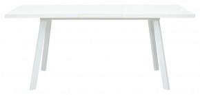 Стол ФИН 120 Белый, стекло/ Белый каркас М-City в Камышлове - kamyshlov.mebel-74.com | фото
