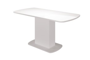Стол обеденный Соренто 2 раздвижной (Белый) в Камышлове - kamyshlov.mebel-74.com | фото