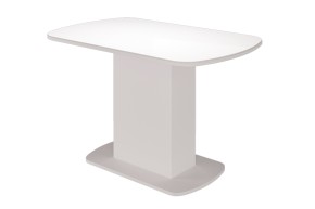 Стол обеденный Соренто (Белый глянец) в Камышлове - kamyshlov.mebel-74.com | фото