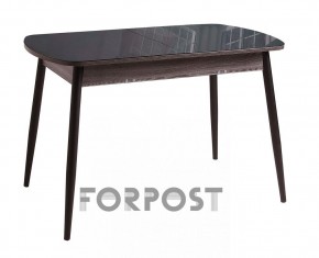 Стол раздвижной со стеклянной столешницей (BLACK, WHITE) в Камышлове - kamyshlov.mebel-74.com | фото
