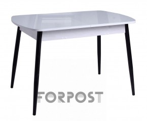 Стол раздвижной со стеклянной столешницей (BLACK, WHITE) в Камышлове - kamyshlov.mebel-74.com | фото