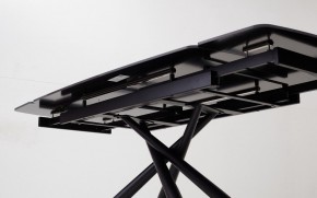 Стол RIVOLI 140 MATT BLACK MARBLE SOLID CERAMIC / BLACK, ®DISAUR в Камышлове - kamyshlov.mebel-74.com | фото