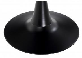 Стол стеклянный Tulip 90x74 black glass в Камышлове - kamyshlov.mebel-74.com | фото