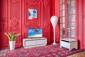 ТВ-тумба 3D Modo Due 135 см в Камышлове - kamyshlov.mebel-74.com | фото